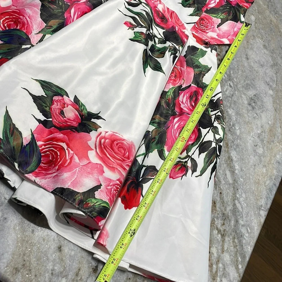 JVN by Jovani JVN65166 Floral Fit and Flare Short Dress - Picture 11 of 12